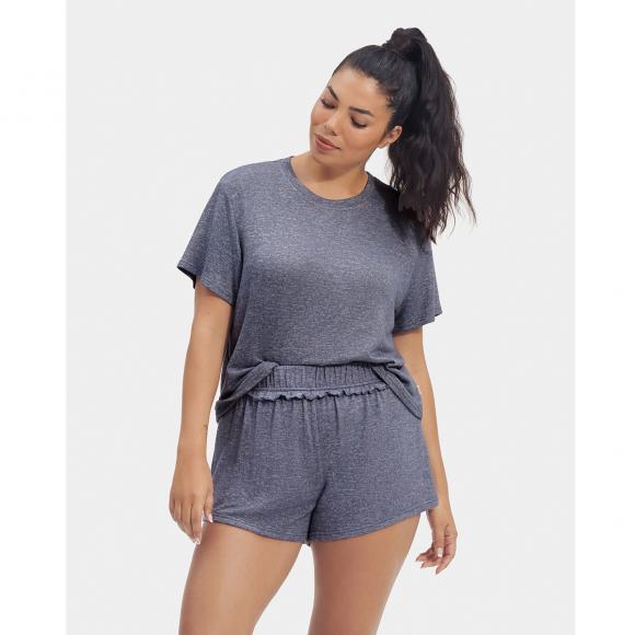 UGG Aniyah Ladies Lounge Wear Set Navy Heather