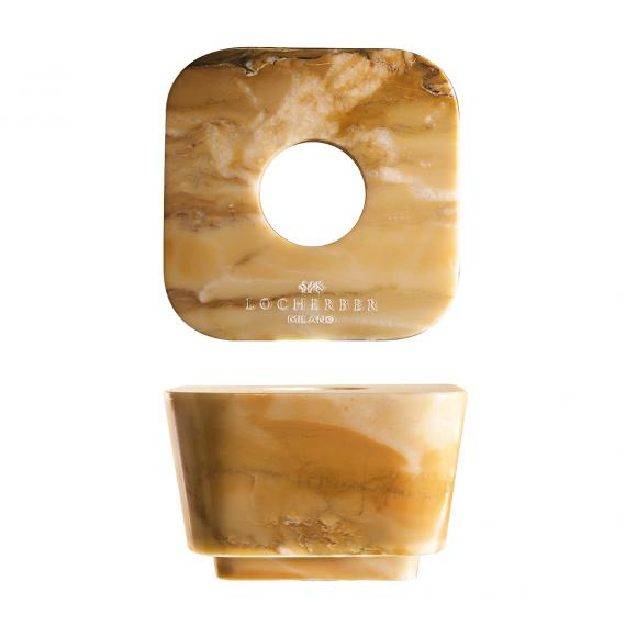 Locherber Milano Siena Ivory Marble Rare Lid