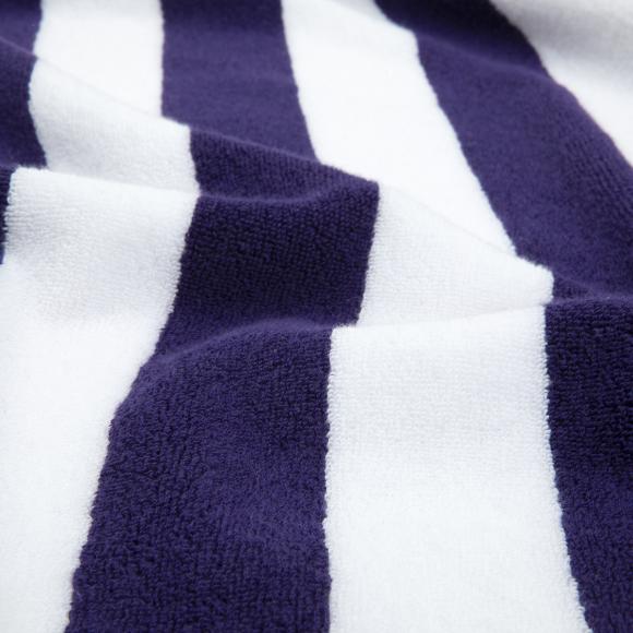 Ralph Lauren Hudsen Purple / White Beach Towel