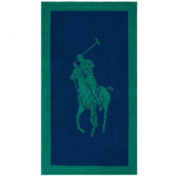 Ralph Lauren Home Polo Jacquard Beach Towel Billiard / Navy