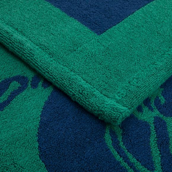 Ralph Lauren Polo Jacquard Beach Towel Billiard / Navy