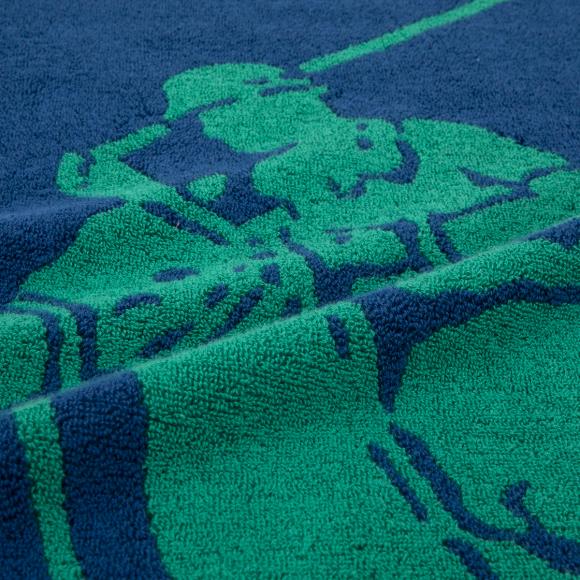 Ralph Lauren Home Polo Jacquard Beach Towel Billiard / Navy