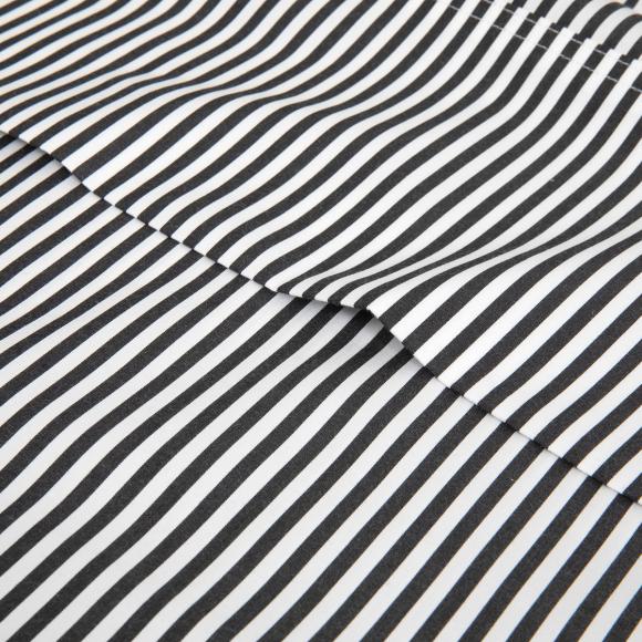 Ralph Lauren Home Shirting Flat Sheet Black and White 