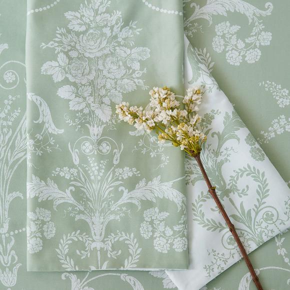 Laura Ashley Josette Fresh Green Duvet Cover Set