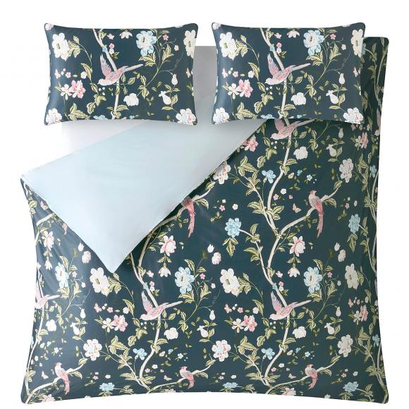 Laura Ashley Summer Palace Midnight Duvet Cover Set