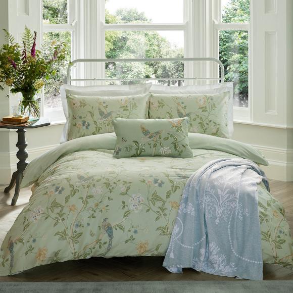Laura Ashley Summer Palace Eau De Nil Cushion