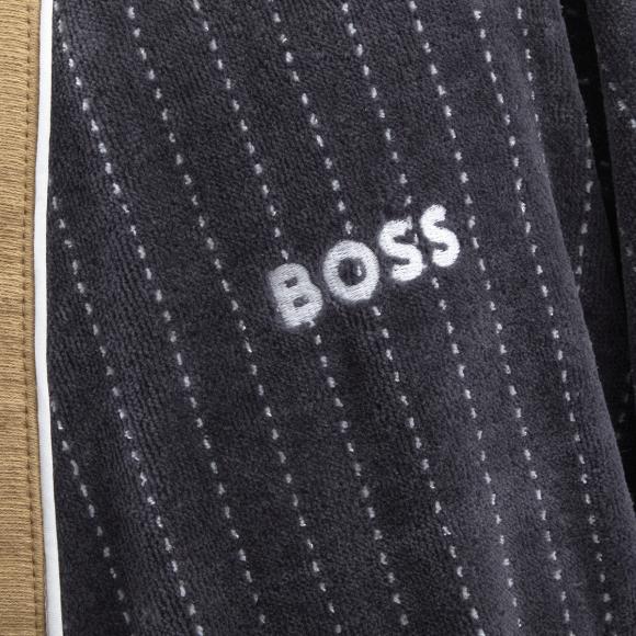 Boss Home Boss Tennis Stripes Black Kimono Robe