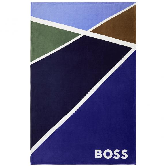 Boss Home Tennis Court Beach Towel Blue