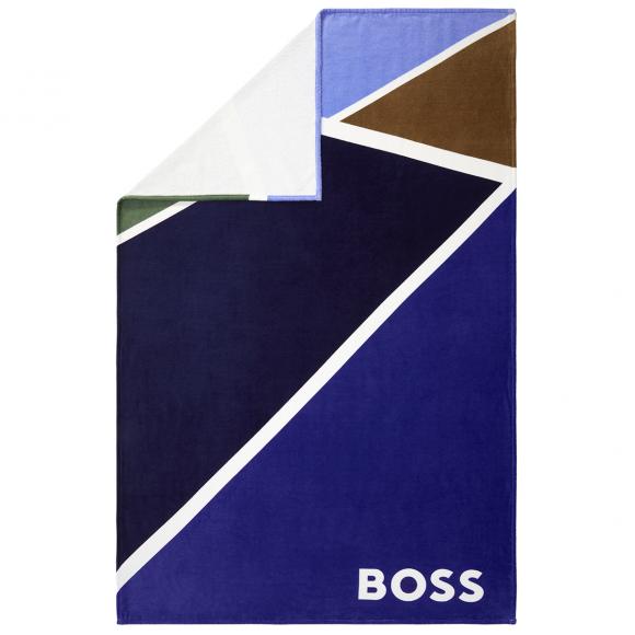 Boss Home Tennis Court Beach Towel Blue