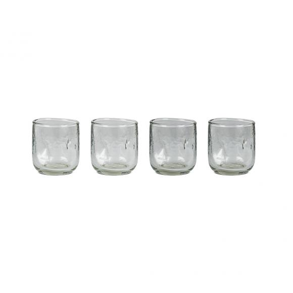 Nkuku Chandani Short Tumbler - Clear Recycled Glass