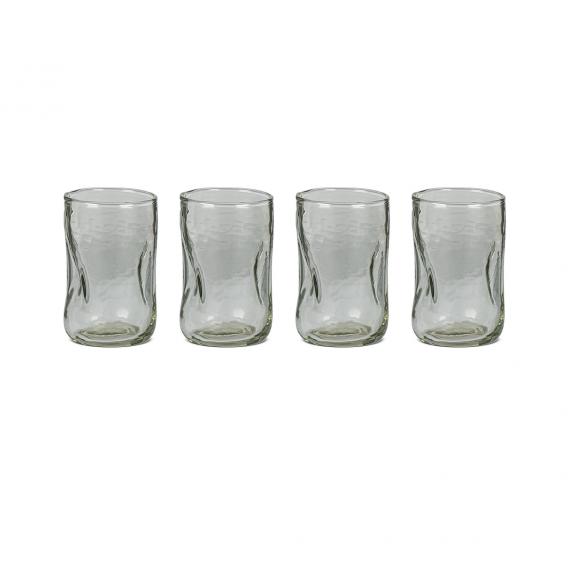 Nkuku Chandani Short Tumbler - Clear Recycled Glass