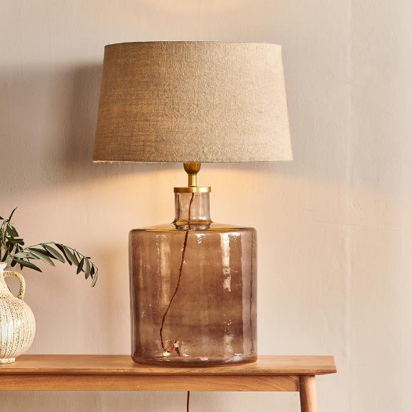 Nkuku Edina Recycled Glass Table Lamp