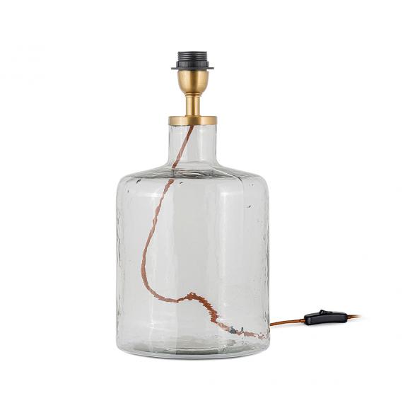 Nkuku Edina Recycled Clear Glass Table Lamp