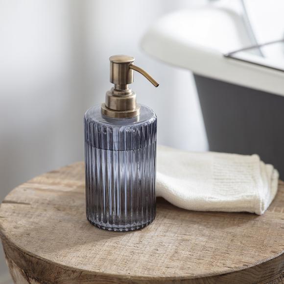 Nkuku Valeska Recycled Glass Soap Dispenser