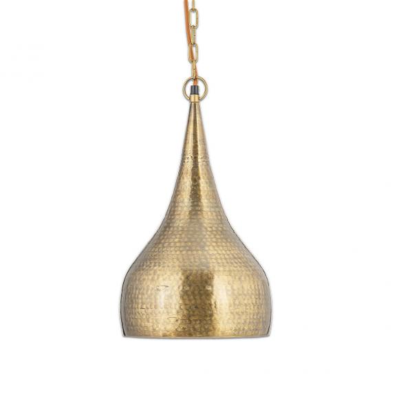 Nkuku Quinn - Small Hammered Metal Pendant 