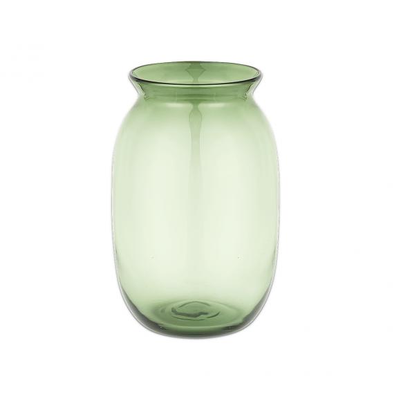 Nkuku Vanita Glass Vase - Tall - Green 