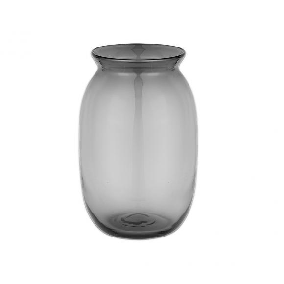 Nkuku Vanita Glass Vase - Tall - Smoke