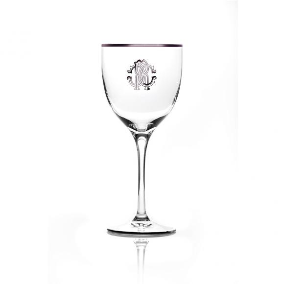 Roberto Cavalli Monogramma Platinum Wine Goblet