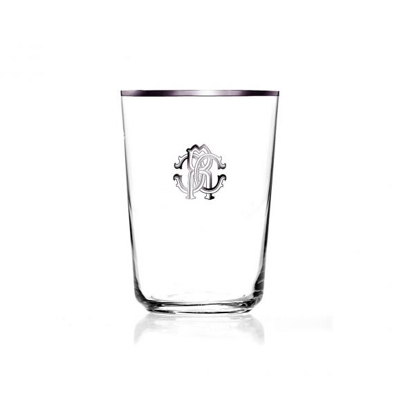 Roberto Cavalli Monogramma Platin Highball Glass