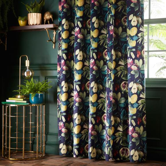 Studio G Copenhagen Midnight Eyelet Headed Curtains