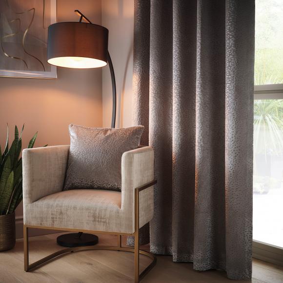 Studio G Vienna Stone Eyelet Headed Curtains