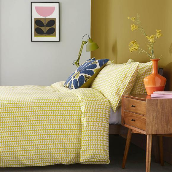 Orla Kiely Tiny Stem Bedlinen Yellow