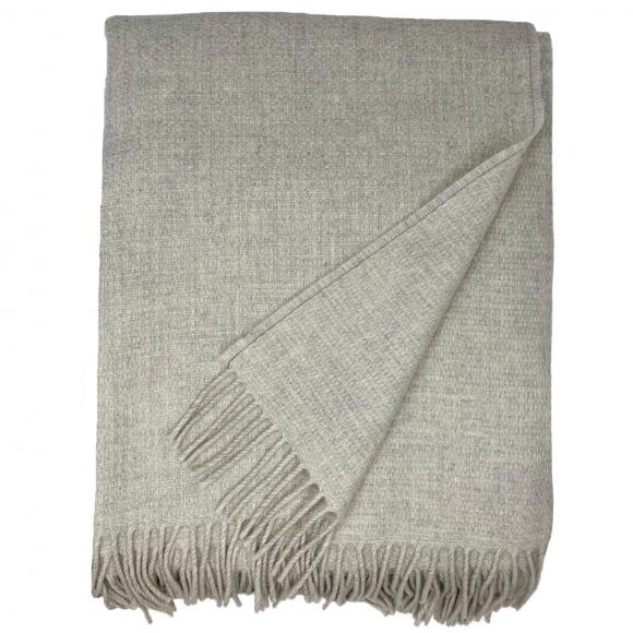 The Isle Mill Clova Bed Throw Stone