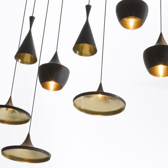 Tom Dixon Beat LED Wide Pendant Black