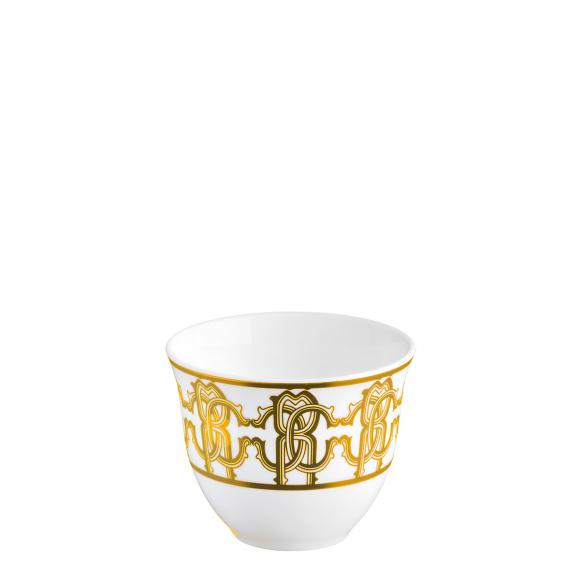 Roberto Cavalli Monogram Gold Arabic Cup