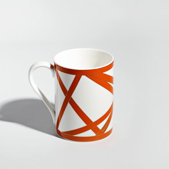 Missoni Home Collection Nastri Orange Luxury Mug (Gift Boxed)