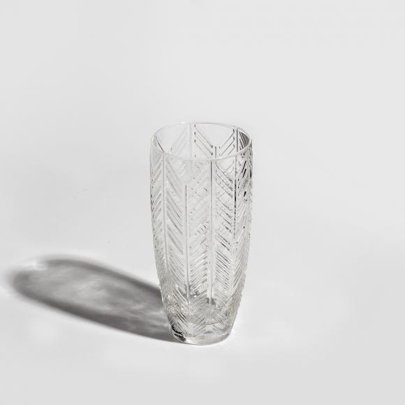 Missoni Home Collection Zig Zag Transparent Champagne Glass