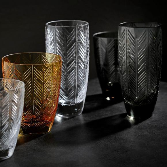 Missoni Home Collection Zig Zag Ambra Water Glass