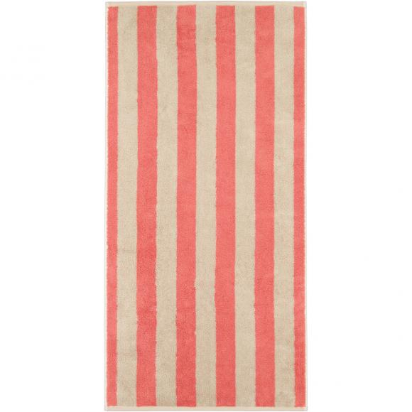Cawo Gallery Stripes Towel 6212|32 Coral