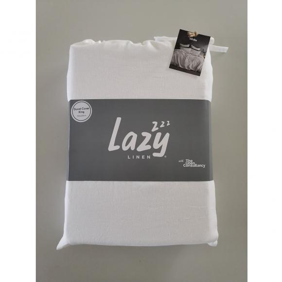 Lazy Linen Lazy Linen Duvet Cover White