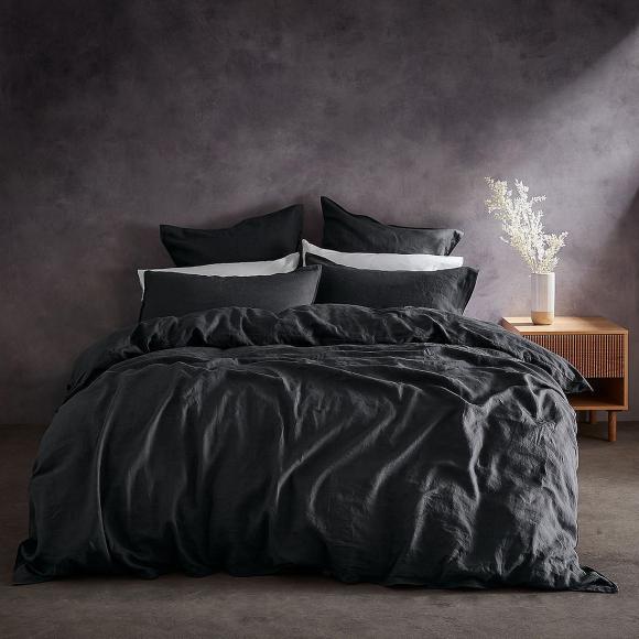 Lazy Linen Lazy Linen Duvet Cover Charcoal