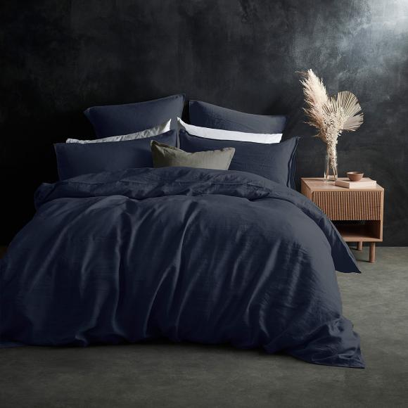 Lazy Linen Lazy Linen Duvet Cover Navy