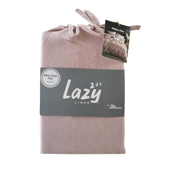 Lazy Linen Lazy Linen Pillowcase Pink