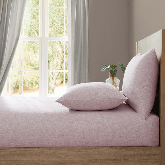 Lazy Linen Lazy Linen Fitted Sheet Pink