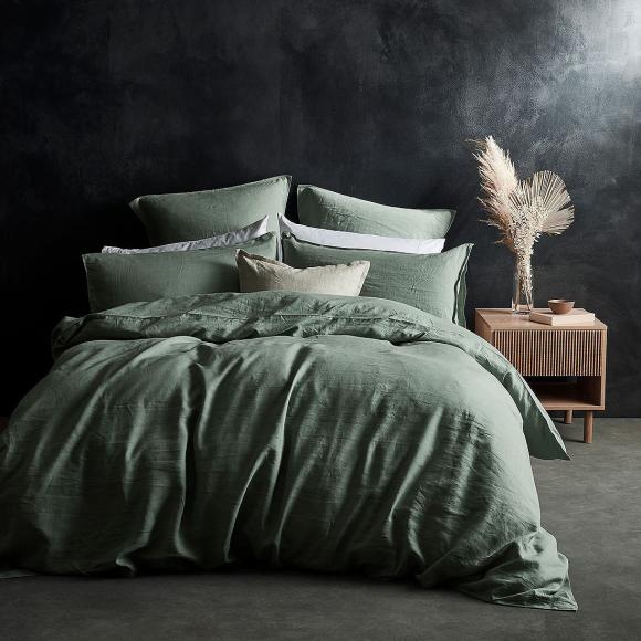 Lazy Linen Lazy Linen Cushion Green