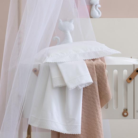 Blumarine Baby Bon Ton 3 Piece Sheet set for Baby Cradle