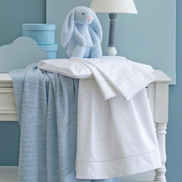 Blumarine Baby Piccolo Lord 3 Piece Sheet Set for Baby Cradle