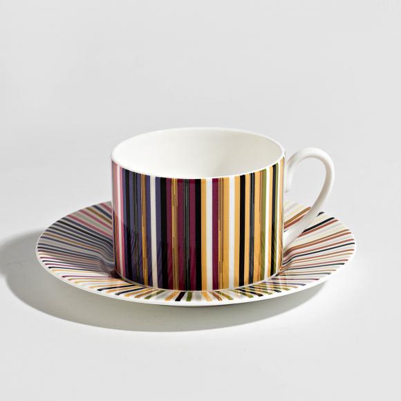 Missoni Home Collection Stripes Jenkins 156 Tea Cup & Saucer