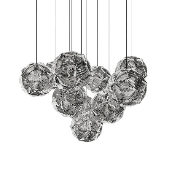 Tom Dixon Puff LED Pendant System Mega Stainless Steel