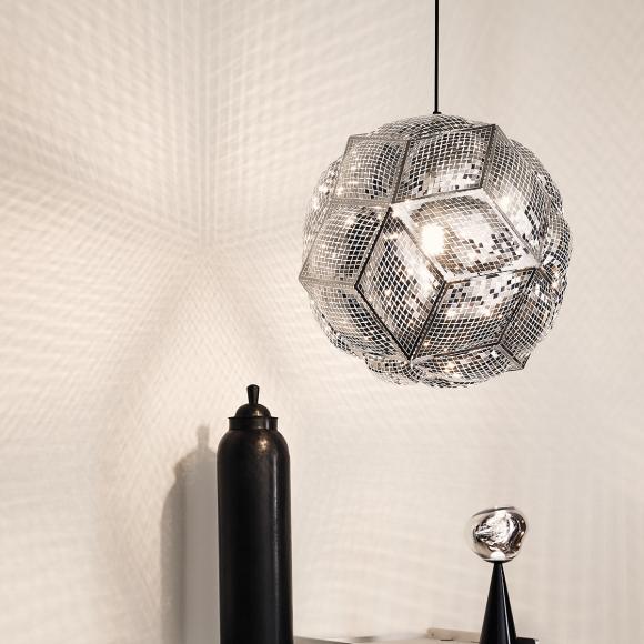 Tom Dixon Puff LED Pendant System Mega Stainless Steel