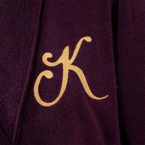Kenzo K Varsity Kimono Robe Aubergine