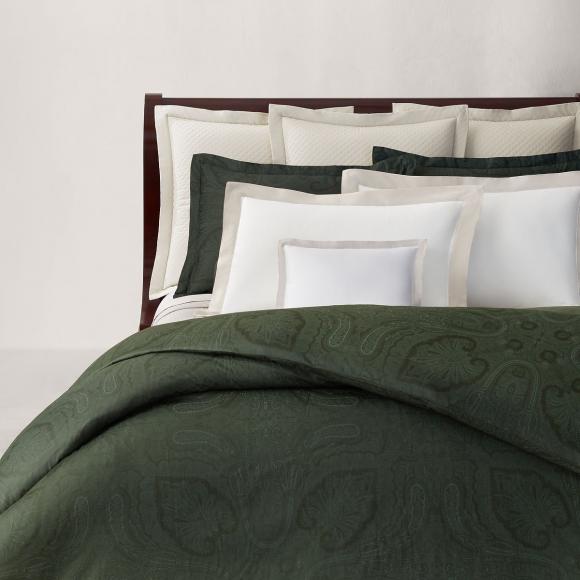 Ralph Lauren Home Doncaster Dark Green Duvet Cover