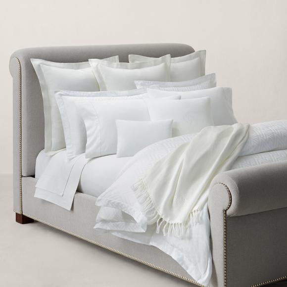 Ralph Lauren Home Clayton White Duvet Cover