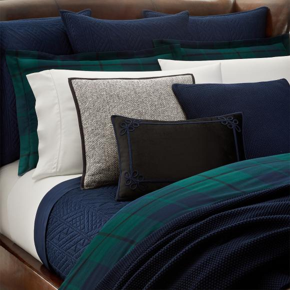 Ralph Lauren Home Hanley Black Cushion Cover