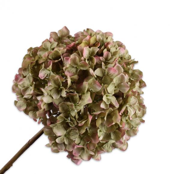 Silk-Ka HYDRANGEA STEM Grn/Pty 79cm