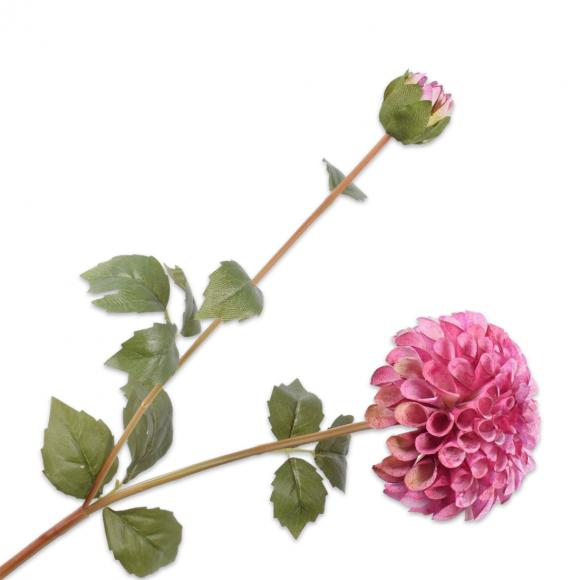 Silk-Ka DAHLIA SPRAY Lavender 80cm